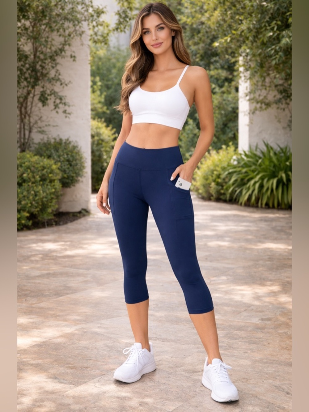 Under Armour Dark Blue Leggings CAPRI SIZE XS NWT